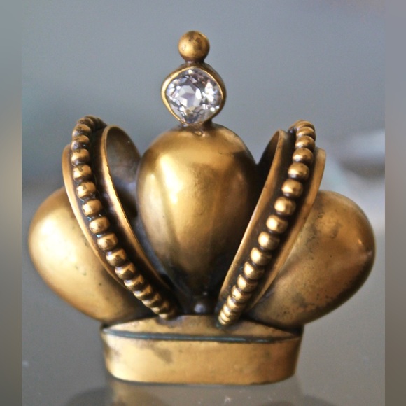 JOAN CASTLE CROWN PIN BROACH 1950’s VINTAGE JOSEFF OF HOLLYWOOD GLAMOUR - Picture 2 of 6